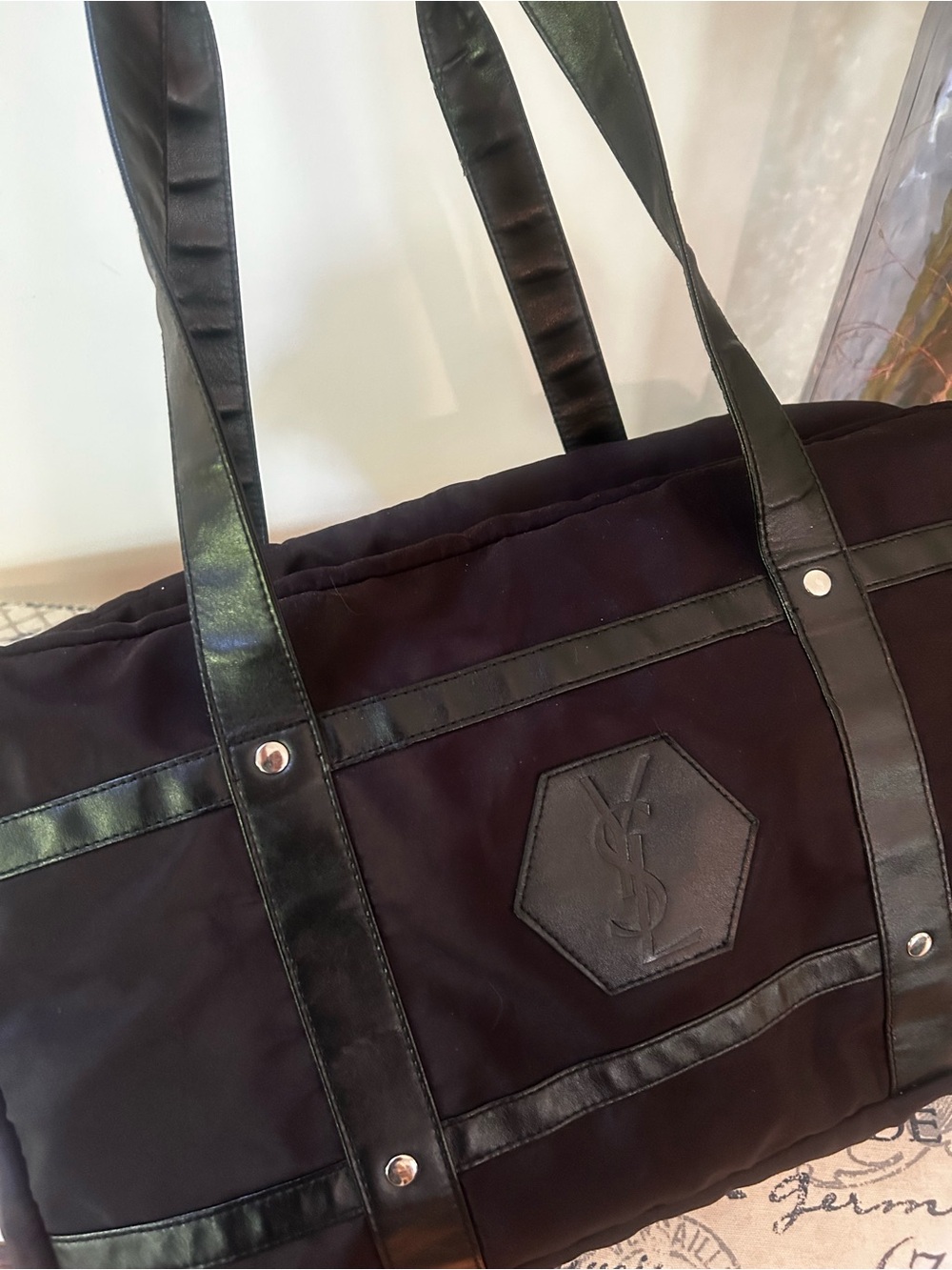 YSL Fragrances travel duffle/tote